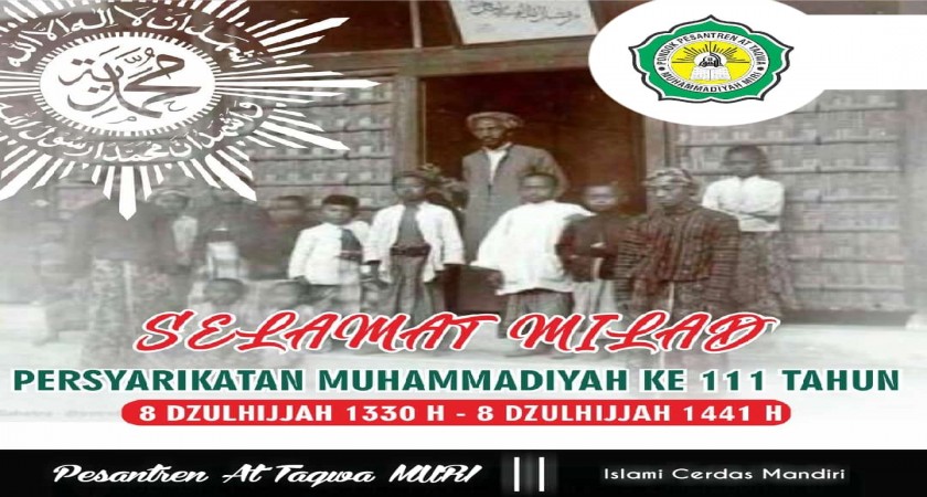 MILAD PERSYARIKATAN MUHAMMADIYAH KE-111 TAHUN